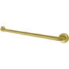 Americana 30" Stainless Steel Decorative Grab Bar in Brushed Brass