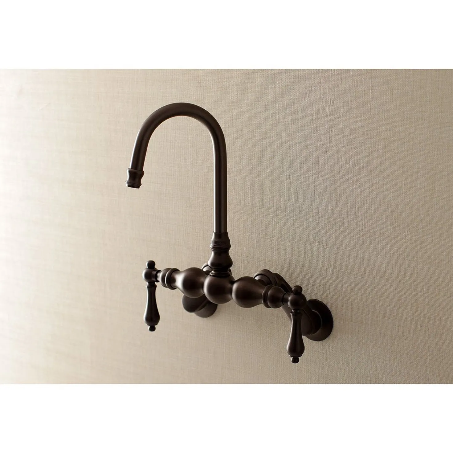 Aqua Vintage AE81TX-P Adjustable Center Wall Mount Tub Faucet