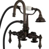 Aqua Vintage AE13TX-P Clawfoot Tub Faucet with Hand Shower