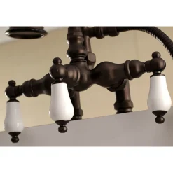 Aqua Vintage AE15TX-P Clawfoot Tub Faucet with Hand Shower
