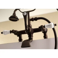 Aqua Vintage AE207TX-P 7-Inch Tub Faucet with Hand Shower