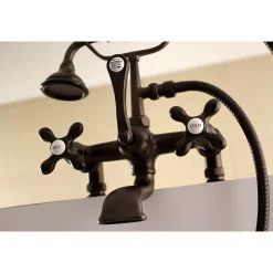 Aqua Vintage AE209TX-P7-Inch Tub Faucet with Hand Shower