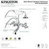Aqua Vintage AE203TX-P 7-Inch Tub Faucet with Hand Shower