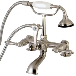 Aqua Vintage AE203TX-P 7-Inch Tub Faucet with Hand Shower