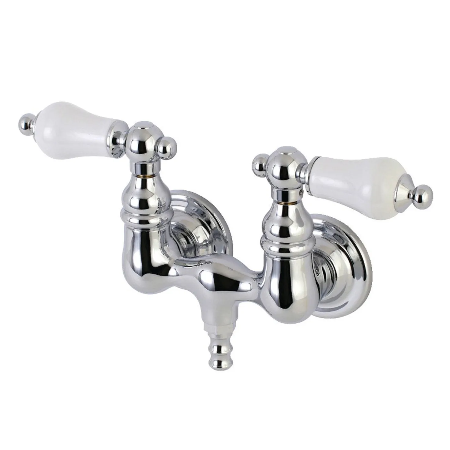 Aqua Vintage AE35TX-P Vintage 3-3/8-Inch Wall Mount Tub Faucet