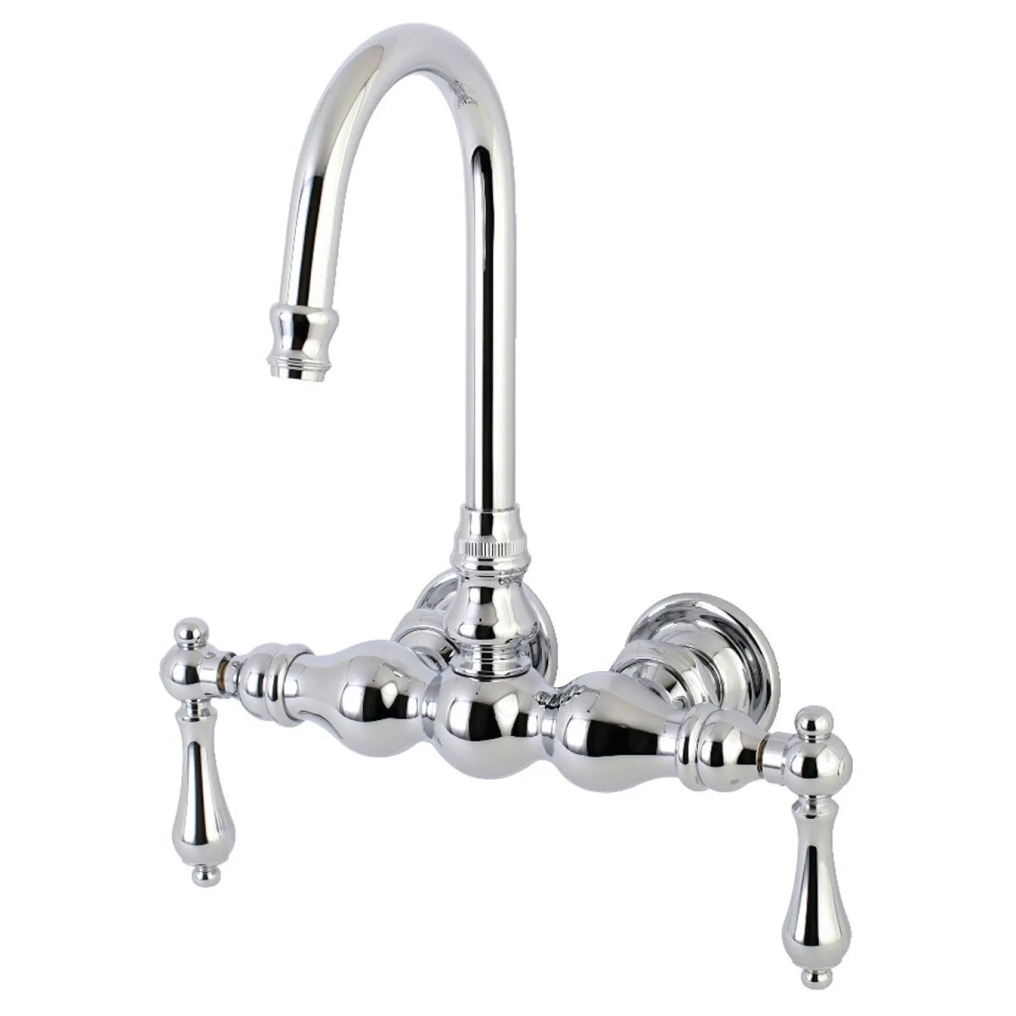 Aqua Vintage AE1TX-P Vintage 3-3/8-Inch Wall Mount Tub Faucet