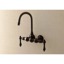 Aqua Vintage AE1TX-P Vintage 3-3/8-Inch Wall Mount Tub Faucet