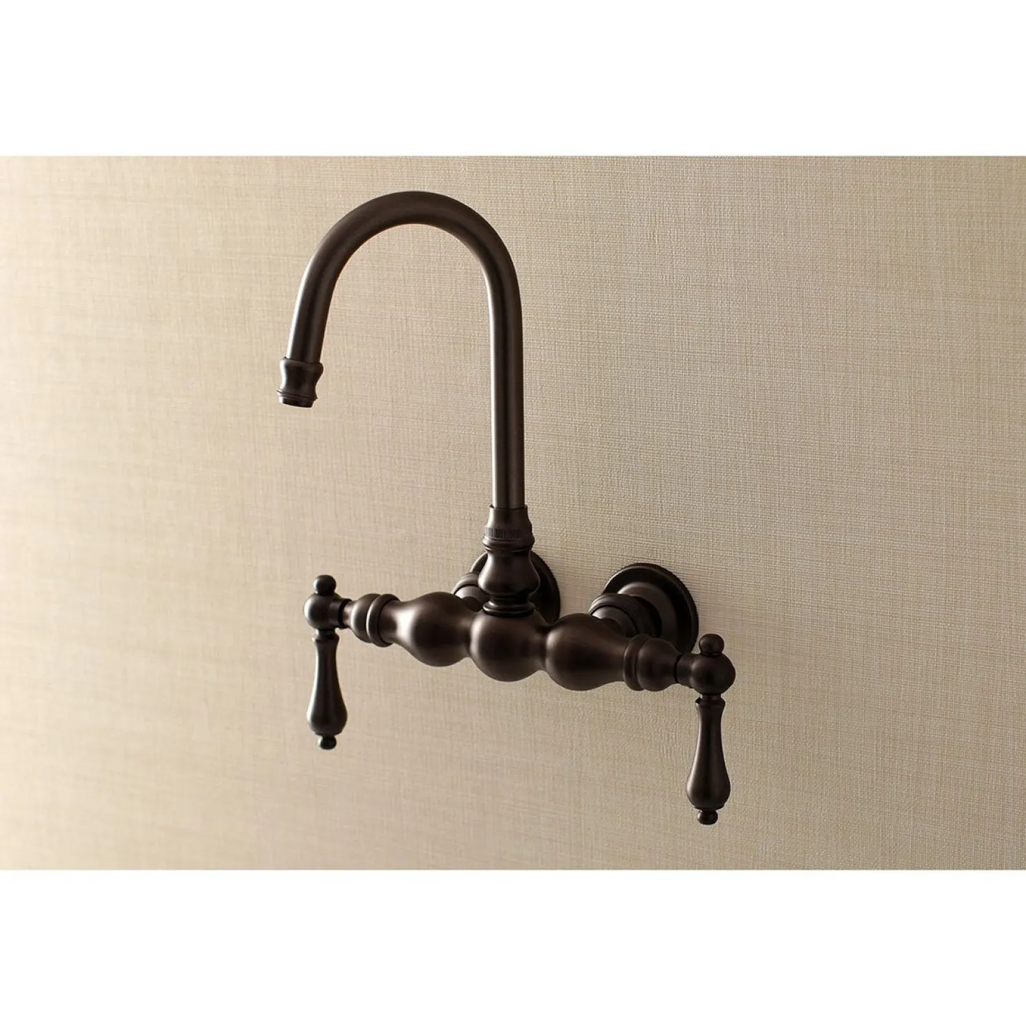 Aqua Vintage AE1TX-P Vintage 3-3/8-Inch Wall Mount Tub Faucet
