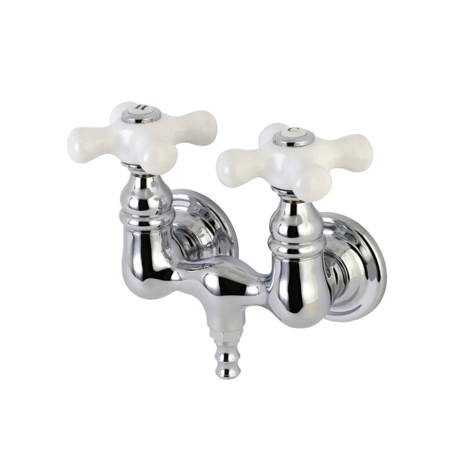 Aqua Vintage AE39TX-P Vintage 3-3/8-Inch Wall Mount Tub Faucet