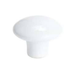 Berenson Concord Knob in Ceramic White