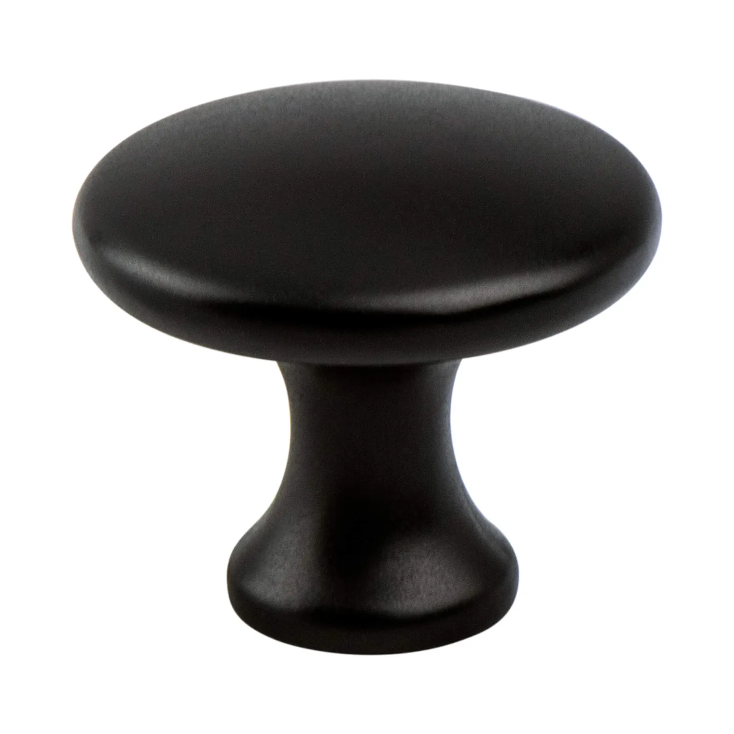 Berenson Contemporary Advantage Five Knob in Matte Black - Round