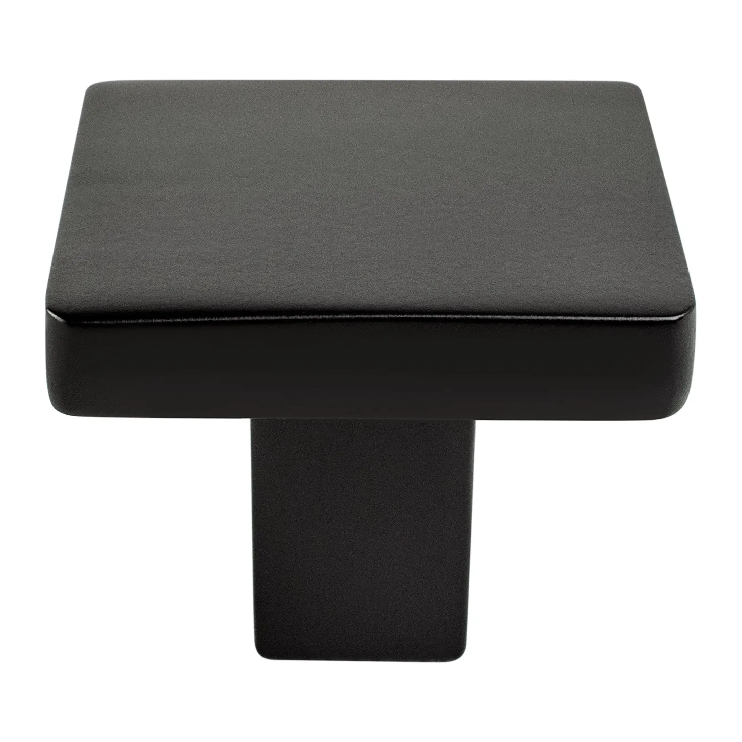 Berenson Contemporary Advantage One Knob in Matte Black - Square