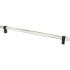 Berenson Radial Reign Appliance Pull in Brushed Nickel and Matte Black