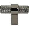 Berenson Radial Reign Knob in Black Nickel