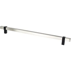 Berenson Rivet Rebel Appliance Pull in Brushed Nickel and Matte Black
