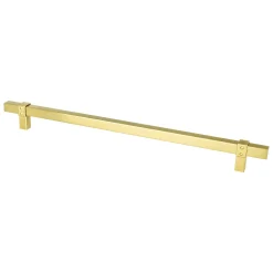 Berenson Rivet Rebel Appliance Pull in Modern Brushed Gold
