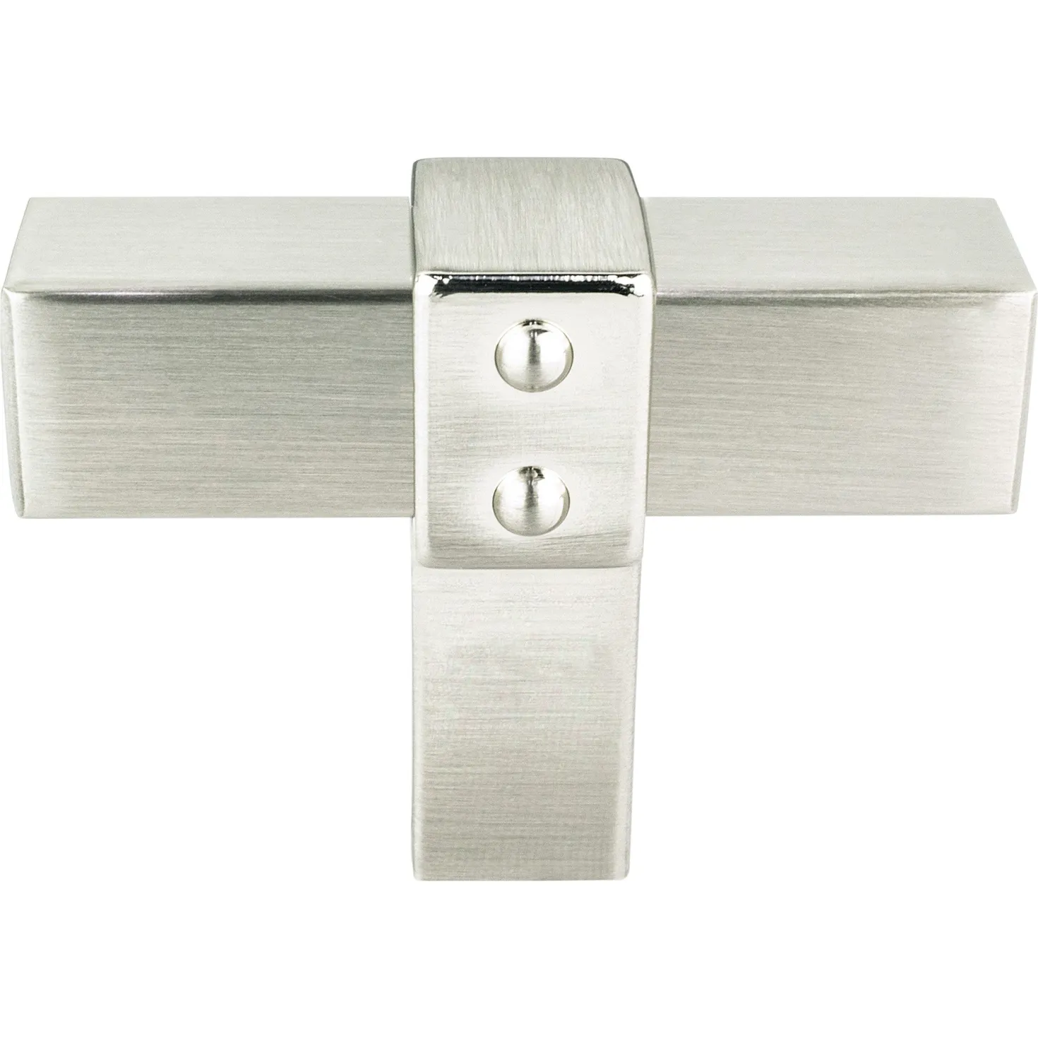 Berenson Rivet Rebel Knob in Brushed Nickel