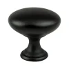 Berenson Traditional Advantage One Knob in Matte Black - Round
