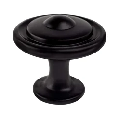 Berenson Traditional Advantage Three Knob in Matte Black