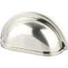 Berenson Traditional Advantage Three Cup Pull in Brushed Nickel