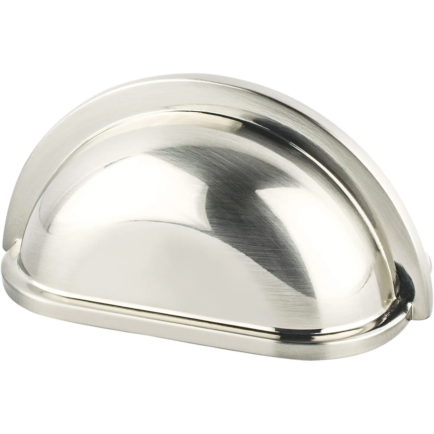 Berenson Traditional Advantage Three Cup Pull in Brushed Nickel