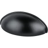 Berenson Transitional Advantage Three Cup Pull in Matte Black