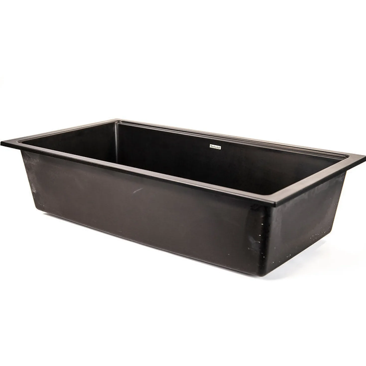 34" Black Composite Single Bowl Kitchen Workstation Sink