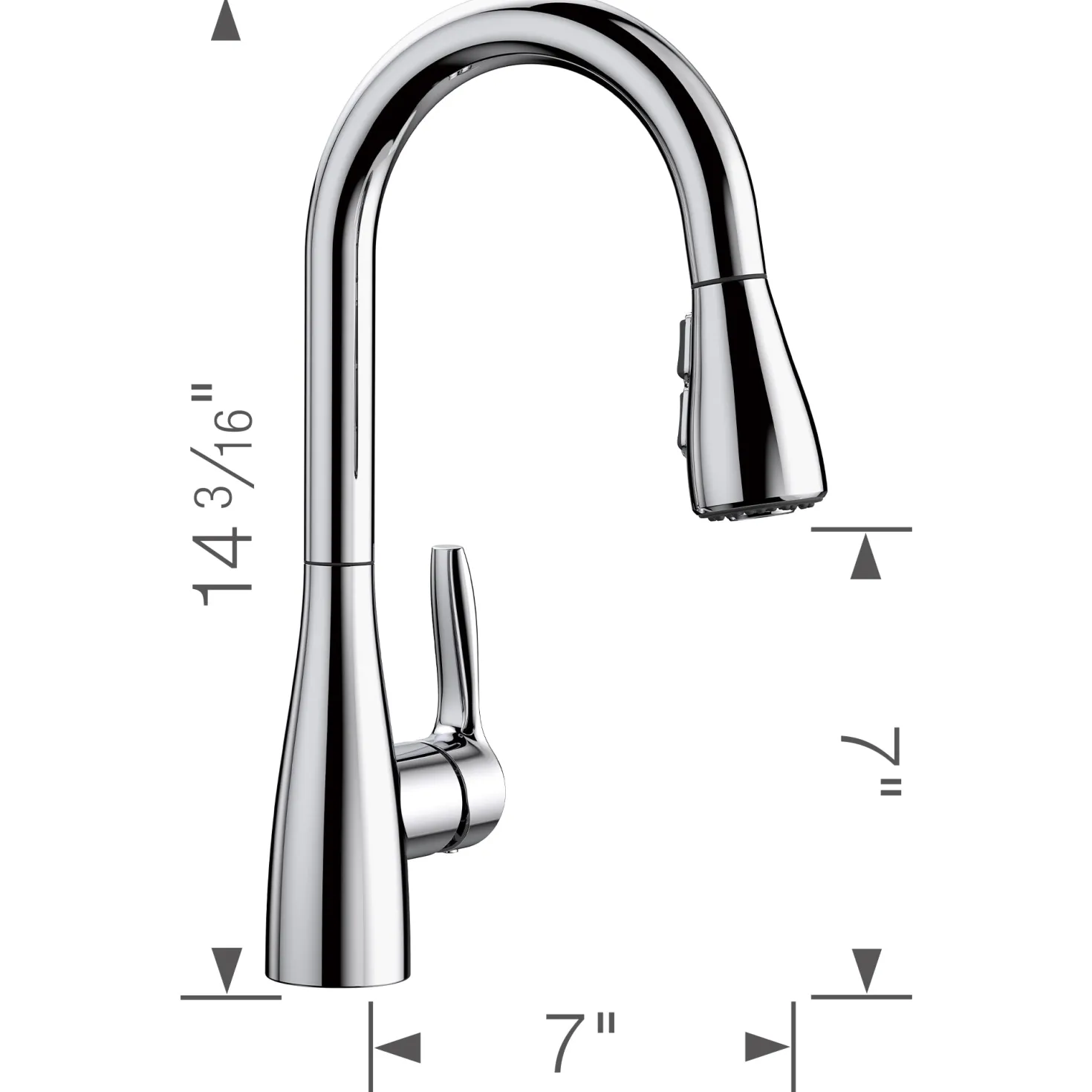 BLANCO Atura Pull-Down Bar Faucet