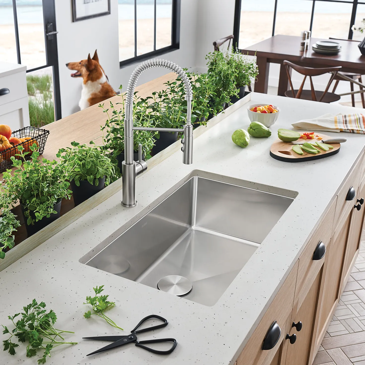 BLANCO Cuvee R15 32" Undermount Single Bowl Kitchen Sink