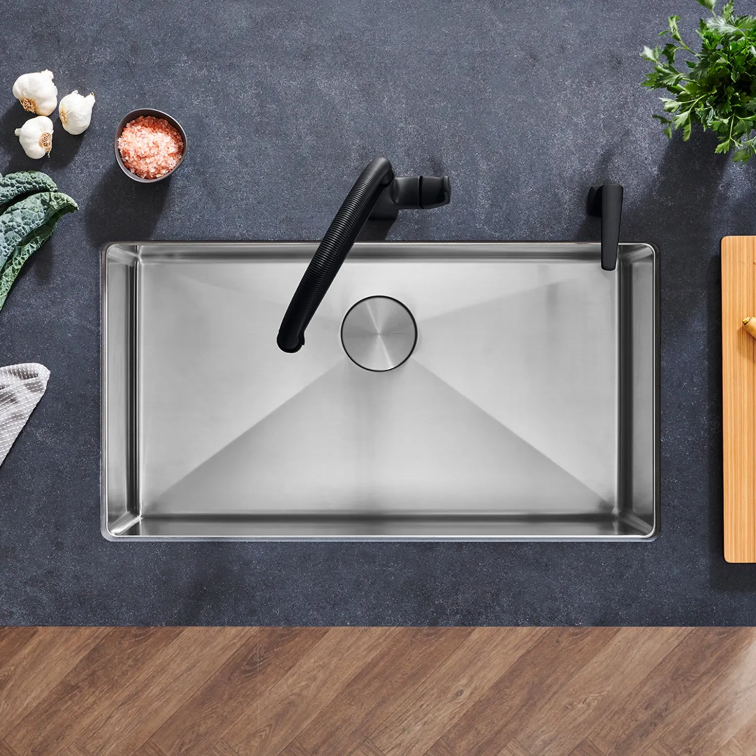 BLANCO Quatrus R15 Super Single Bowl Kitchen Sink