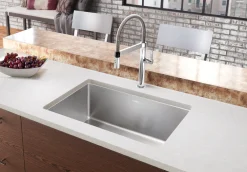 BLANCO Quatrus Small Radius 28" Single Bowl Stainless Kitchen Sink