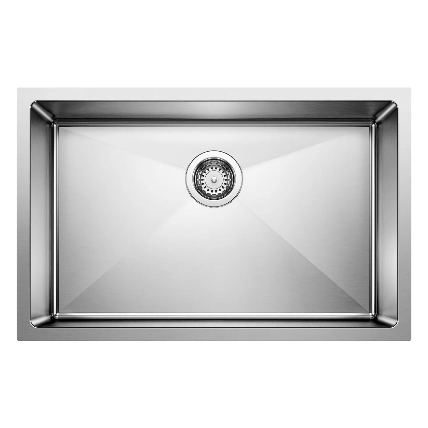 BLANCO Quatrus Small Radius 28" Single Bowl Stainless Kitchen Sink