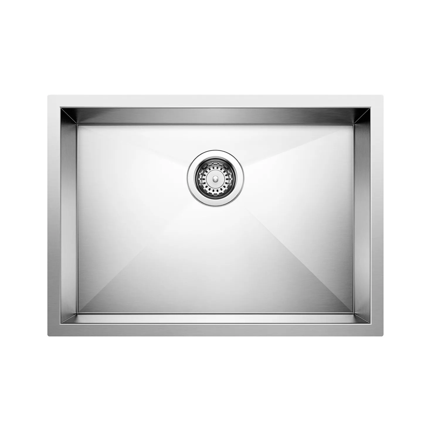 BLANCO Quatrus Zero Radius Single Bowl ADA Kitchen Sink