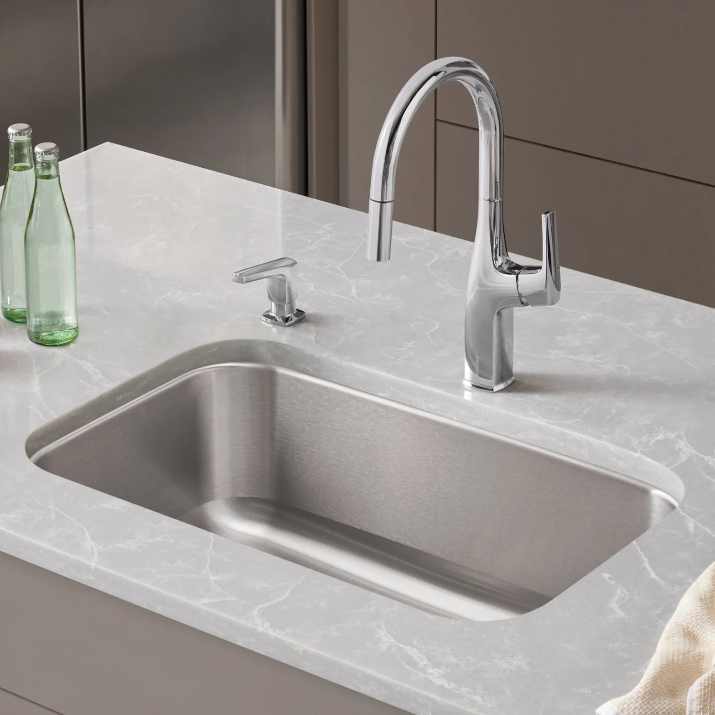 BLANCO Stellar 32" Super Single Bowl Stainless Steel Kitchen Sink