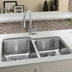 BLANCO Stellar Undermount 60/40 Double Bowl Kitchen Sink