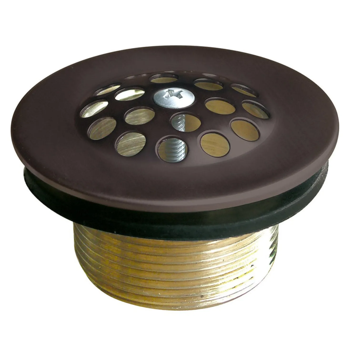 Brass Tub Drain in Oil Rubbed Bronze