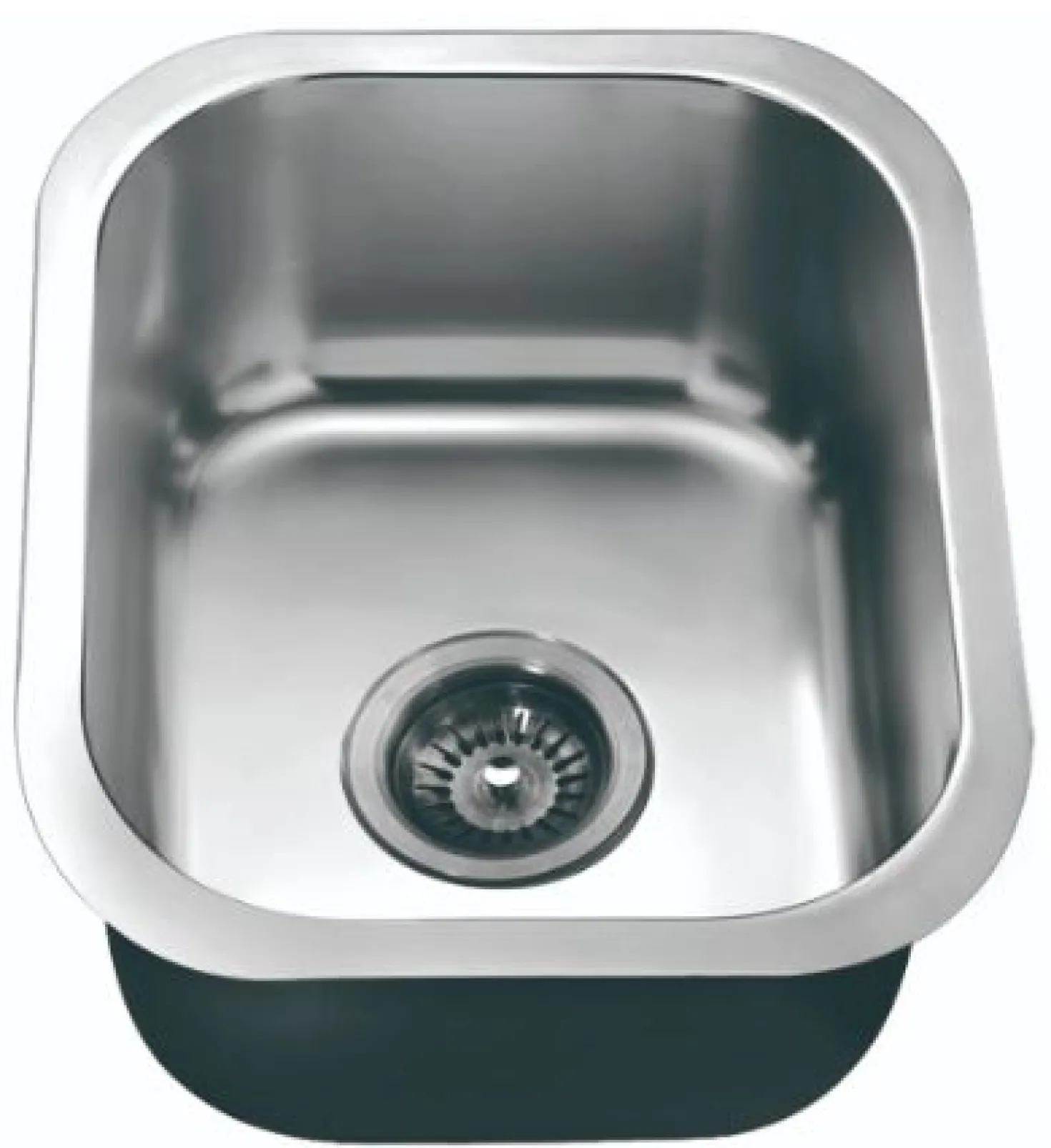 BS1215 14" Single Bowl Undermount 18 Gauge Stainless Steel Bar Sink