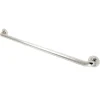 Camelon 32" Brass Decorative Grab Bar in Polished Nickel
