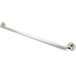 Camelon 32" Brass Decorative Grab Bar in Polished Nickel
