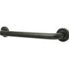 Camelon 32" Brass Decorative Grab Bar in Oil Rubbed Bronze