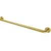 Camelon 32" Brass Decorative Grab Bar in Brushed Brass