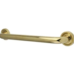 Camelon 18" Brass Decorative Grab Bar in Polished Brass