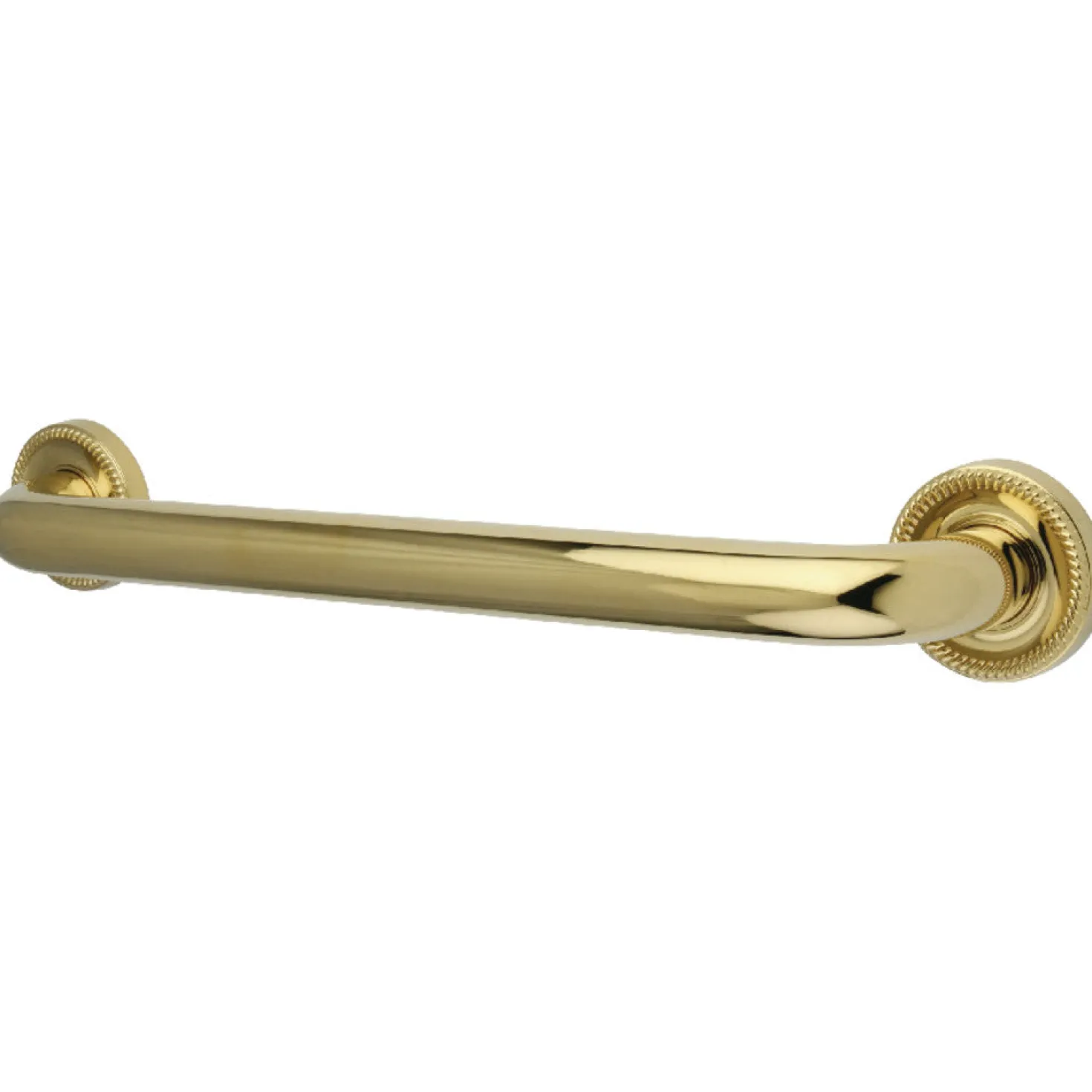 Camelon 30" Brass Decorative Grab Bar in Polished Brass