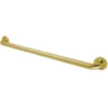 Camelon 30" Brass Decorative Grab Bar in Brushed Brass