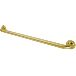 Camelon 30" Brass Decorative Grab Bar in Brushed Brass