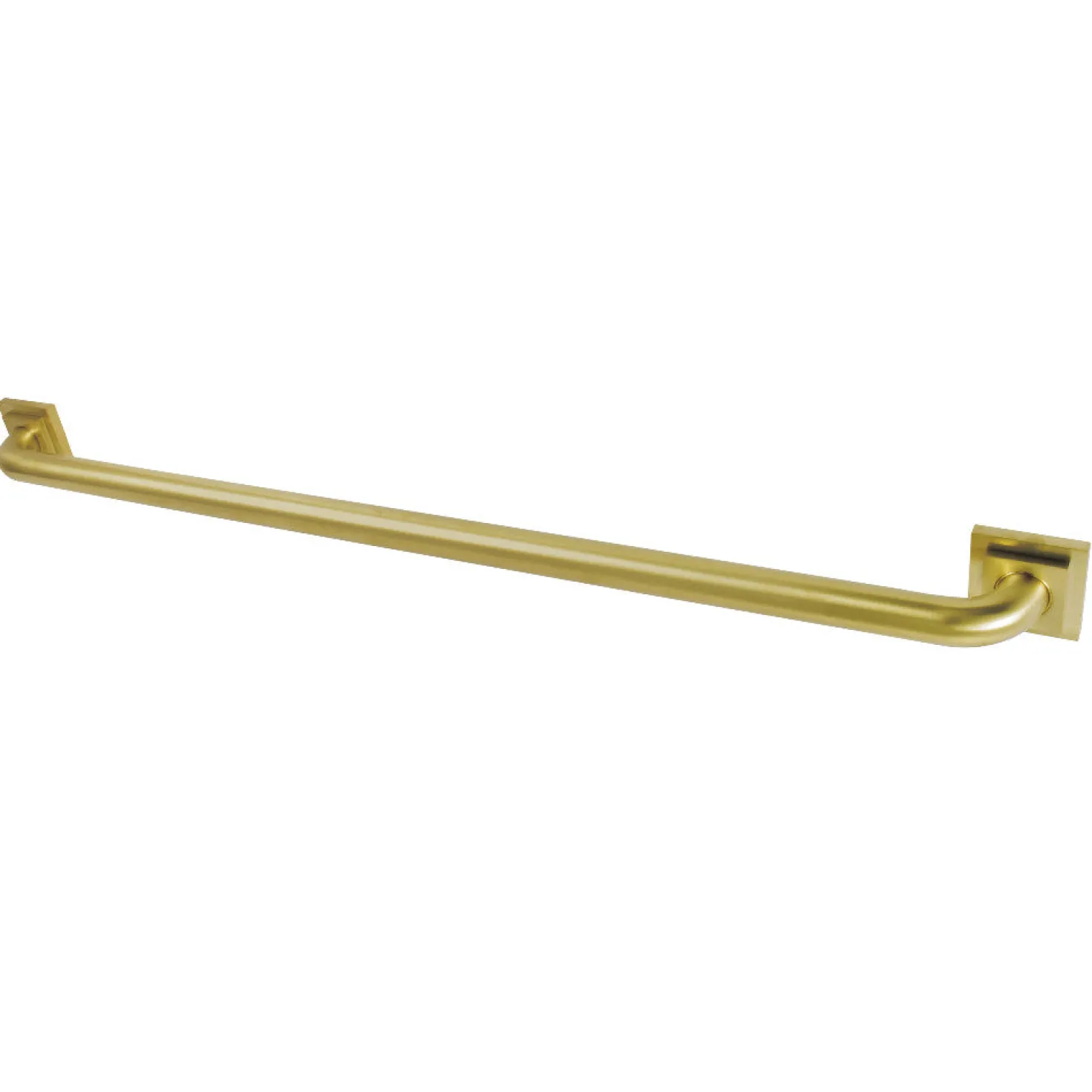 Claremont 36" Brass Decorative Grab Bar in Brushed Brass