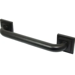 Claremont 12" Brass Decorative Grab Bar in Oil Rubbed Bronze