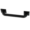 Claremont 12" Brass Decorative Grab Bar in Matte Black