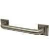 Claremont 16" Brass Decorative Grab Bar in Brushed Nickel
