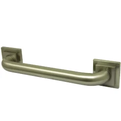Claremont 18" Brass Decorative Grab Bar in Brushed Nickel